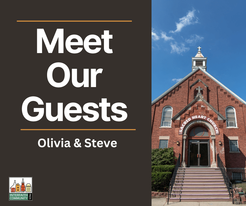 meet our guests - Olivia and Steve
